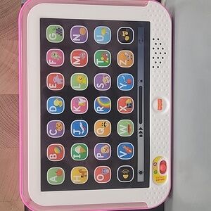Fisher-Price Toddler Learning Toy Laugh & Learn Smart Stages Tablet with Lights